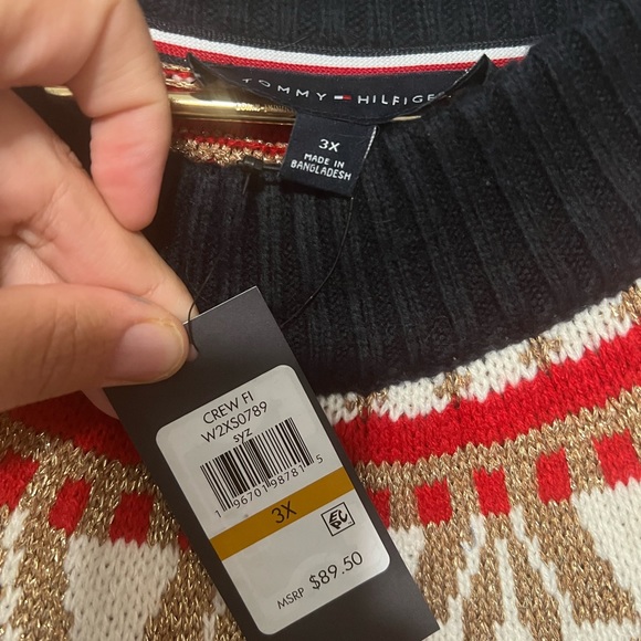 NWT Tommy Hilfiger Plus Size Mock Turtleneck Sweater - Picture 6 of 10